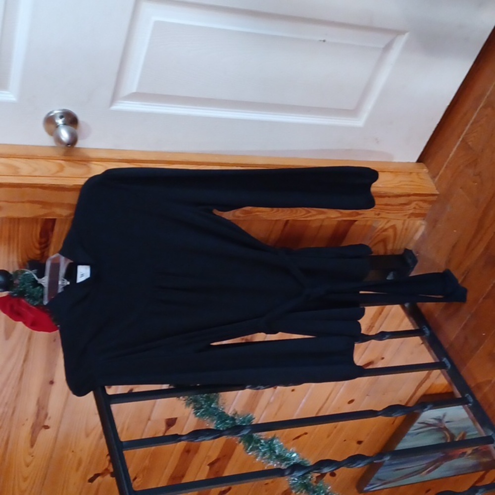 Plain black long sleeve
